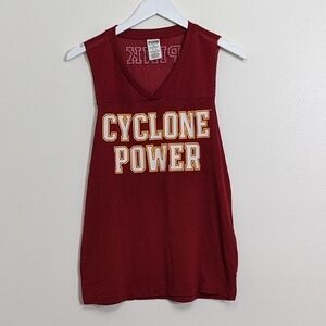 Victoria's Secret Pink Iowa State Cyclones Medium Sleeveless Mesh Tank top